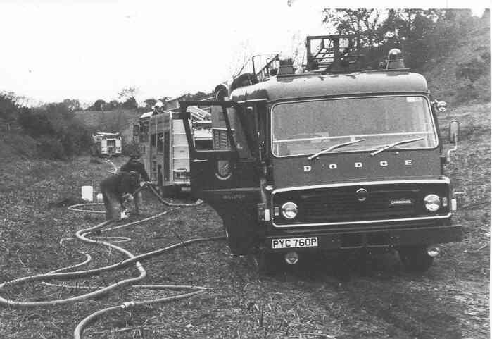 1983 Minehead Heath Fire (3) Dodge K1113.