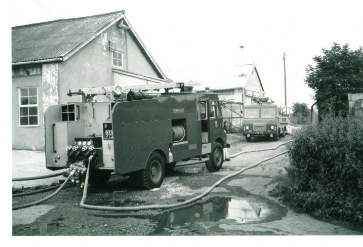 Somerset Fire engines in action