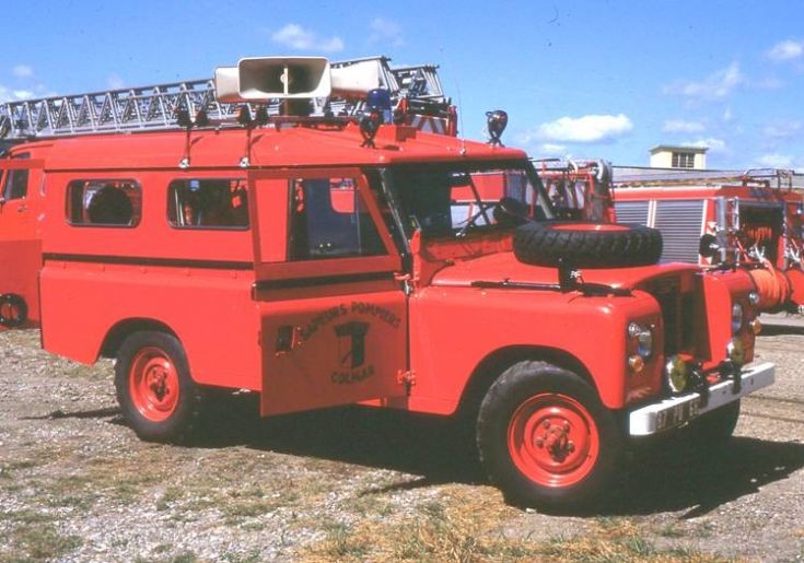 Sapeur Pompiers Colmar Land Rover