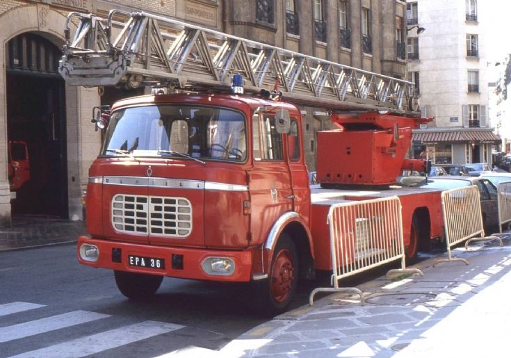 Paris Fire Brigade Berliet Ladder 