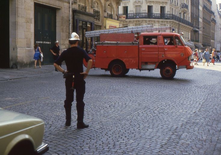 Paris Fire Brigade Light pumper Citroen