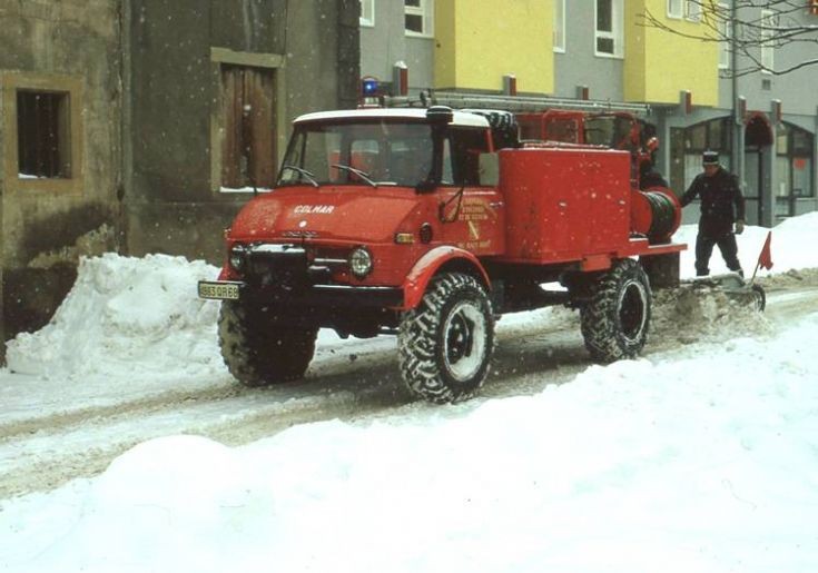 Sapeur Pompiers Colmar 68 Unimog Snow