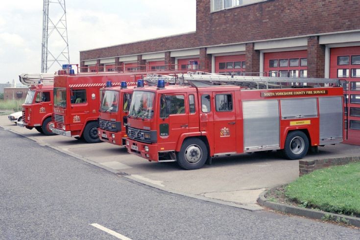 Line up at Barnsley South Yorkshire 1988.