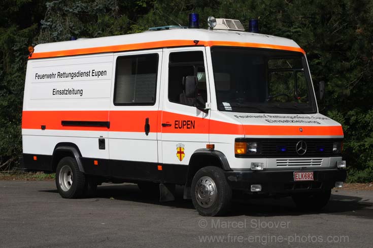 Feuerwehr Eupen Mercedes Mobile Control unit