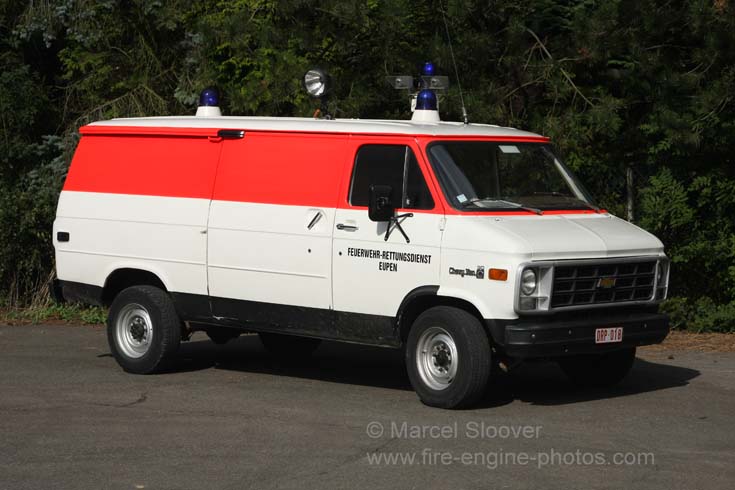 Feuerwehr Eupen Chevrolet Chevy Van