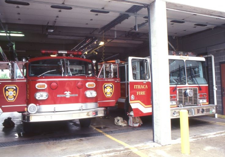 Ithaca Fire Department NY Central Fire station