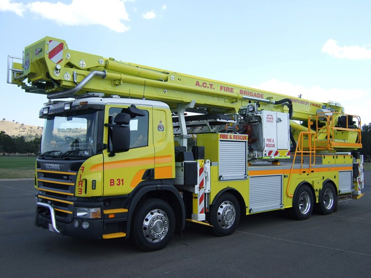 Scania P380 Bronto Skylift, Canberra Australia