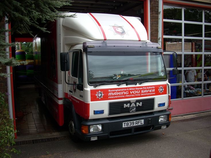 Buckinghamshire MAN lorry exhibition unit