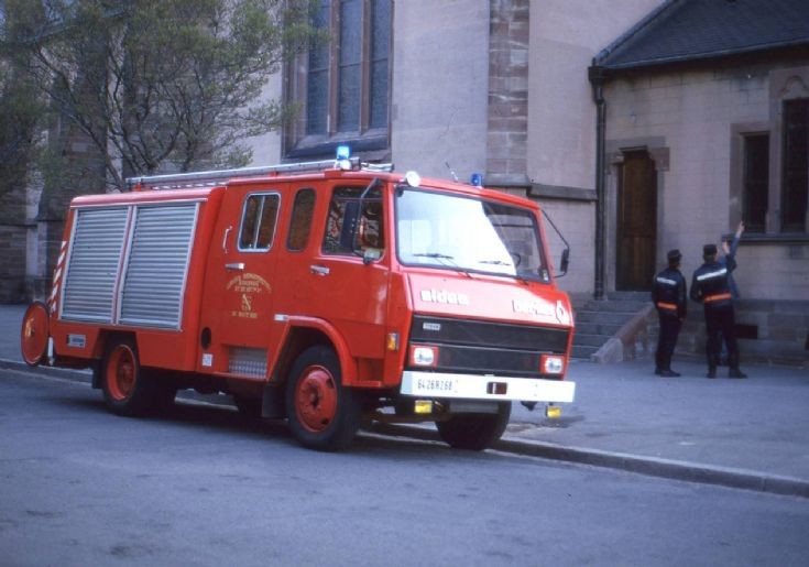 Sapeurs Pompiers Colmar 68 - Berliet Sides pump