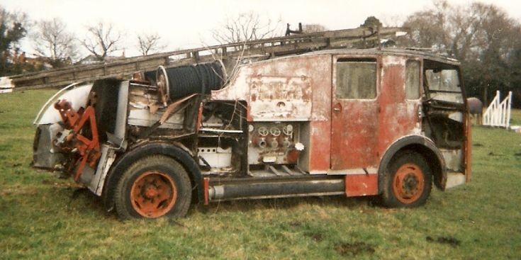Dennis  F12   VTU  645 rear