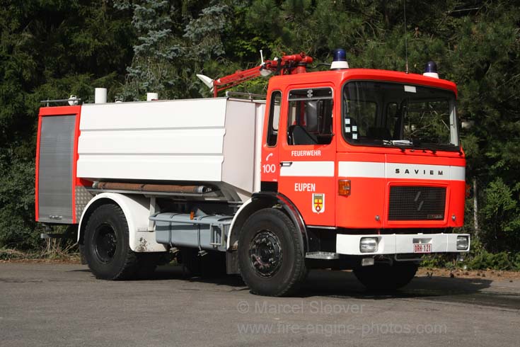 Feuerwehr Eupen Saviem tanker