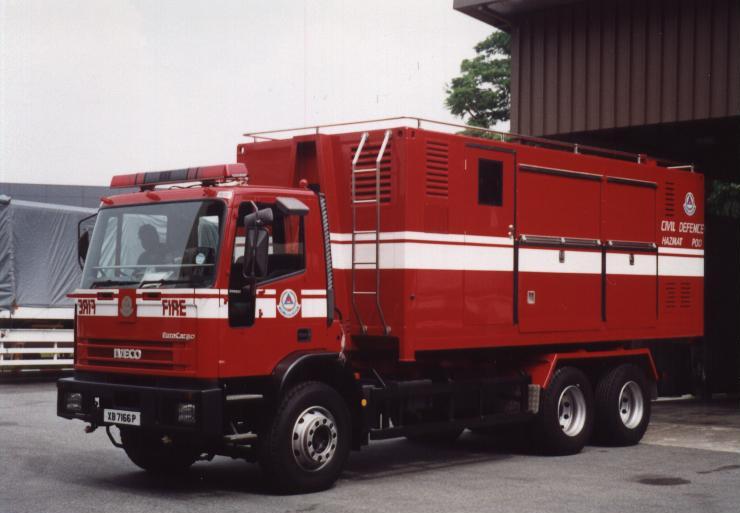 Singapore PM with Hazmat pod