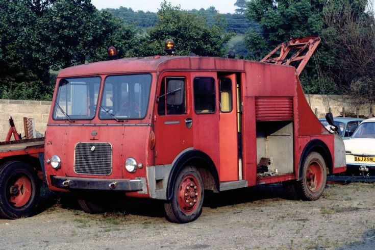 Un reg ex Durham Bedford as Tow Wagon.