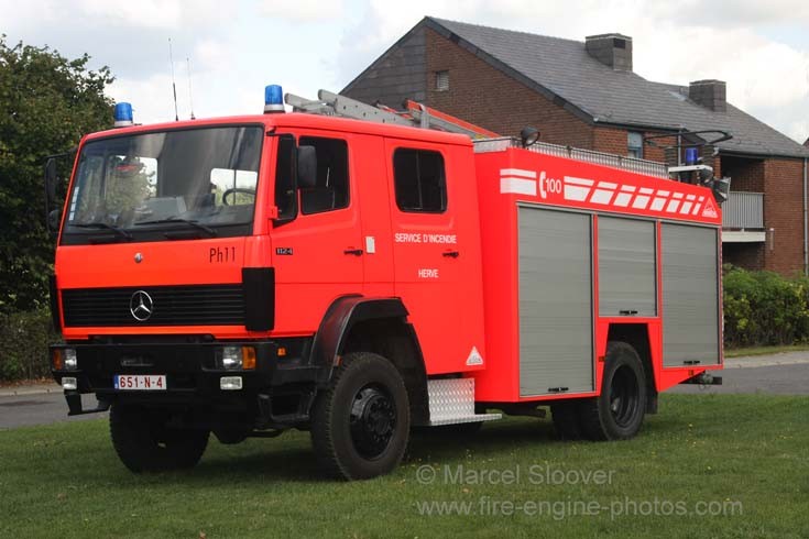 Pompiers Herve Battice Mercedes pump
