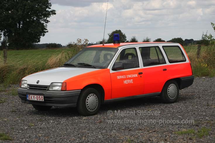 Pompier Herve Opel Kadett