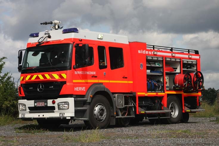 Pompiers Herve Mercedes Axor Railway Intervention