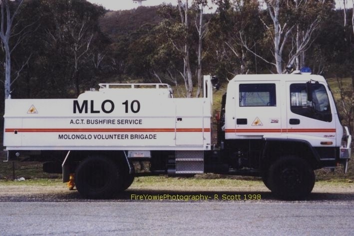 ACT Bushfire Service- MOLONGLO 10 (1998)