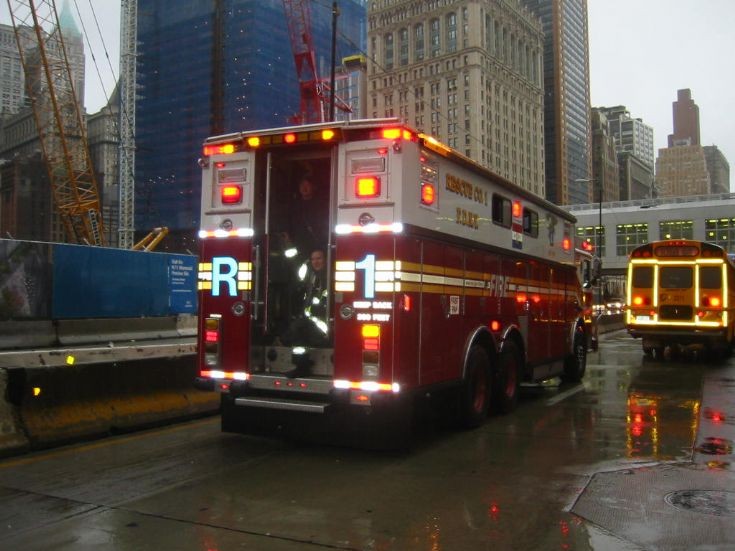 FDNY RESCUE 1 reflective striping