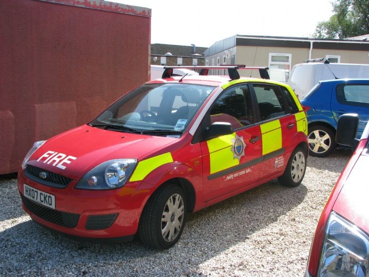 West Sussex Fire Car HX07CKO