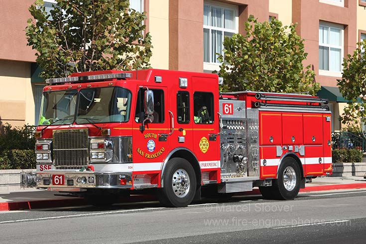 South San Francisco Fire department Engine 61