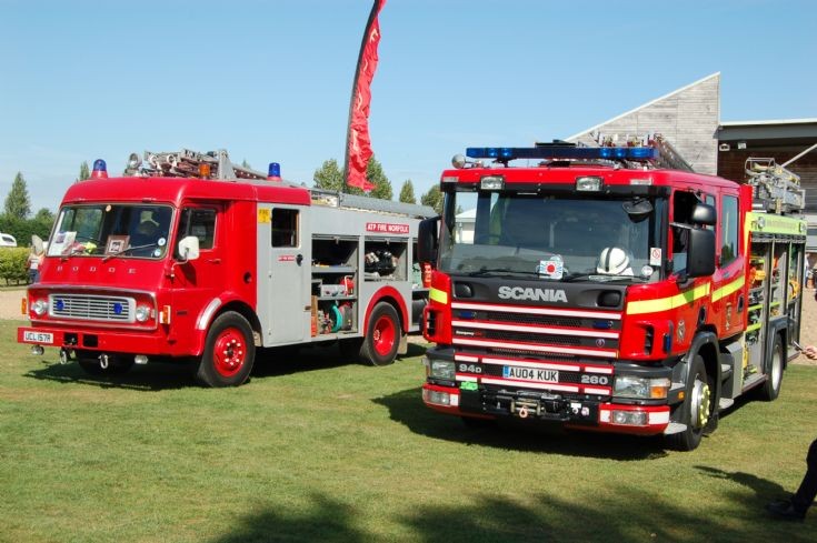 Old and new, Norfolk Fire Service