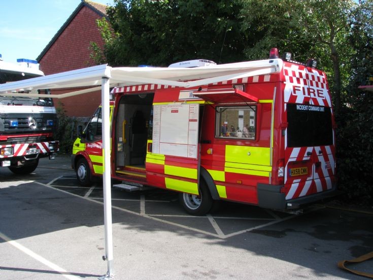 West Sussex Incident Command Unit at open day