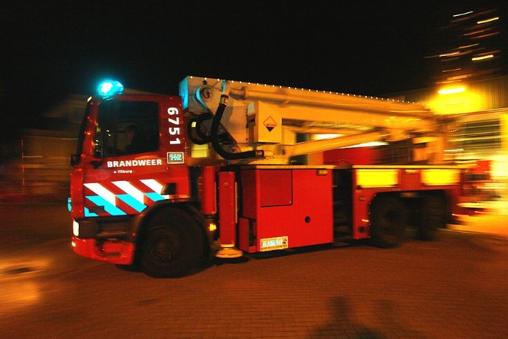 DAF 75 Hydraulic Platform Brandweer Tilburg