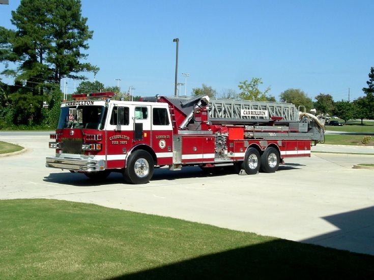 Fire Engines Photos Carrollton Fire Department Old Ladder 21