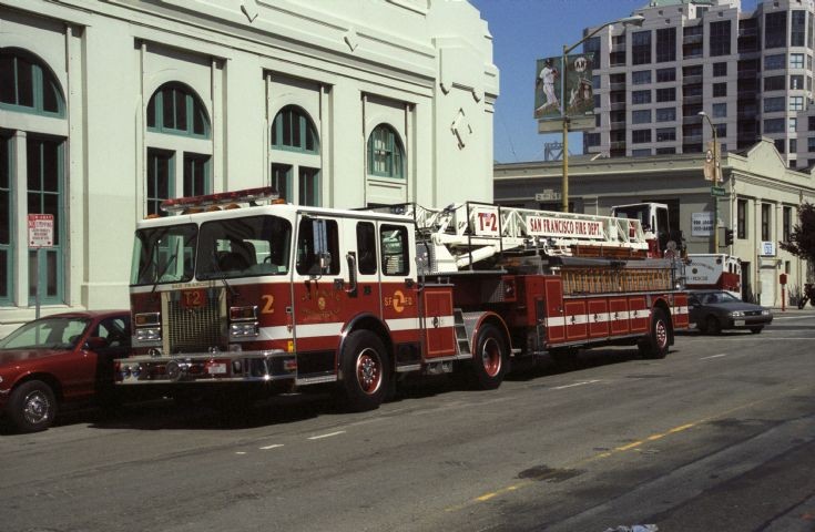 Truck 2 San Francisco Fire department.