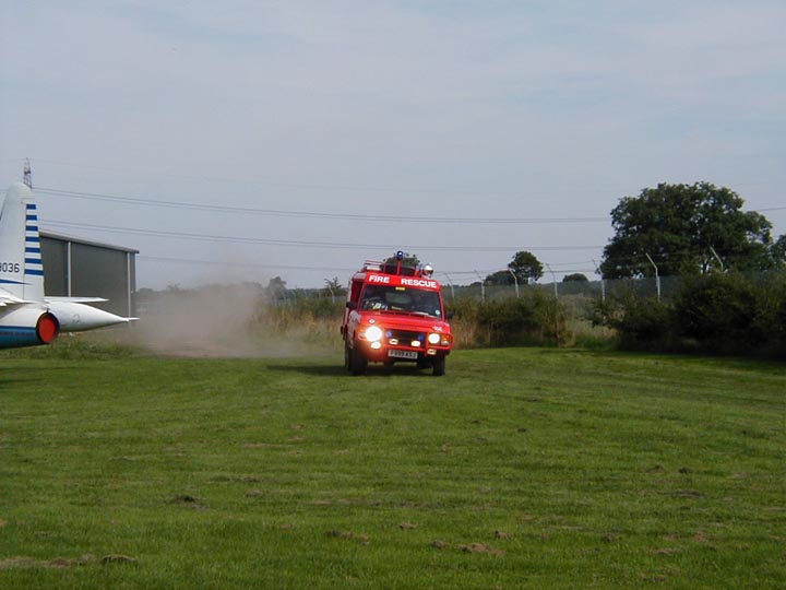 Entering the Arena - Newark Fire Show 2005
