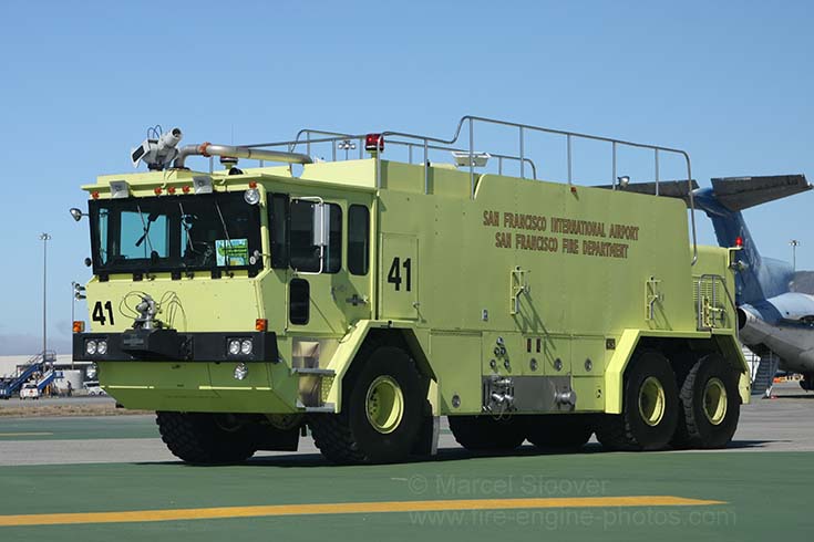 Rescue 41 Oshkosh T-3000 crashtender San Francisco