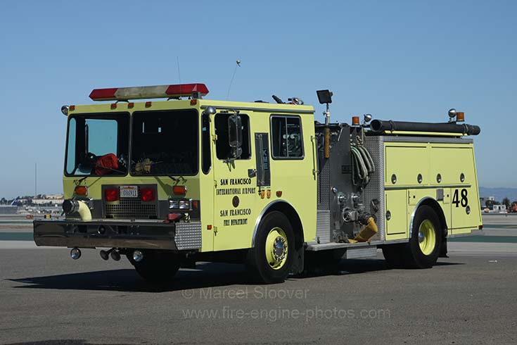 SF Airport Fire department Reserve pump KME