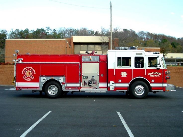 Calhoun Fire Department Engine 11 side