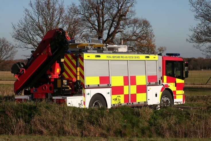 Royal Berkshire Heavy Rescue rear view