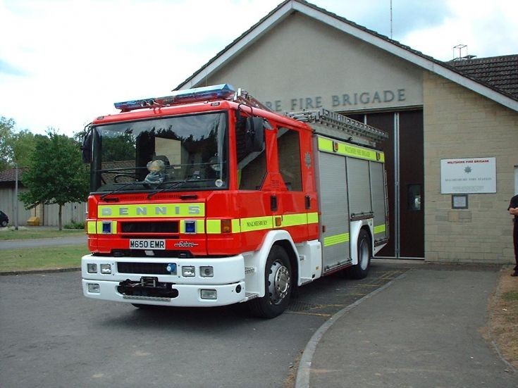 Malmesbury Wiltshire Fire brigade Dennis