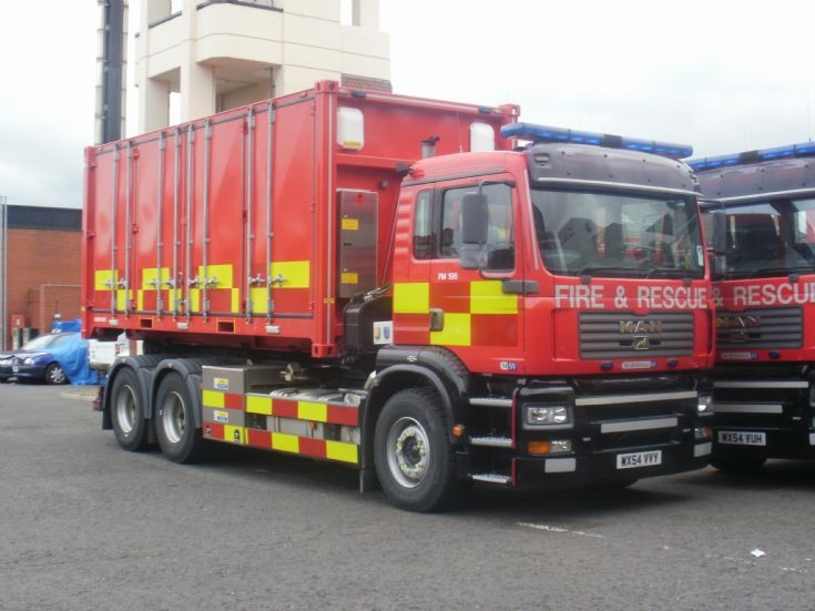 Man pod mover Belfast Fire station