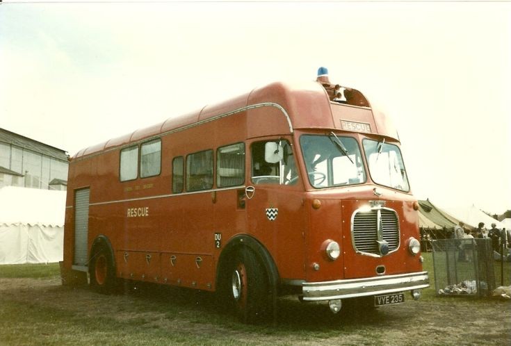 Dennis F103 emergency tender London VYE 235