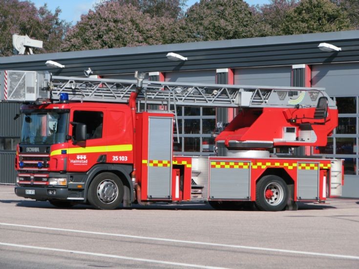 Sweden Fire brigade Halmstad Scania