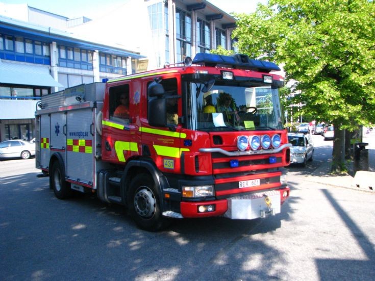 Fire brigade Göteborg Sweden Scania