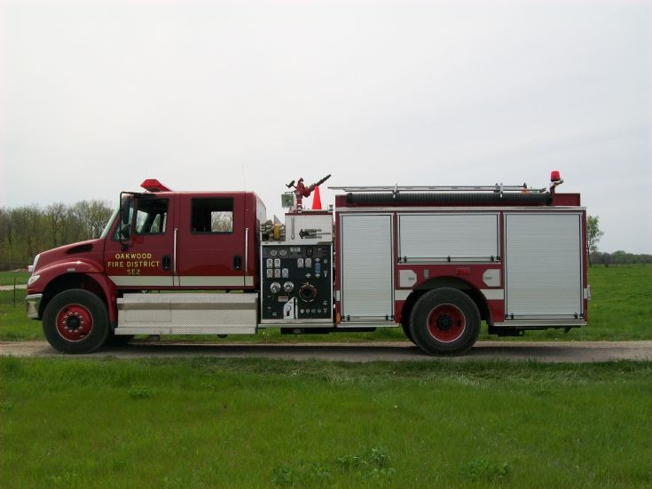5 engine 2 Oakwood Fire department