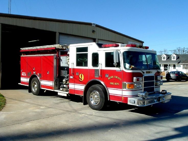 Fire Engines Photos Henry County Fire Department Engine 9 Side