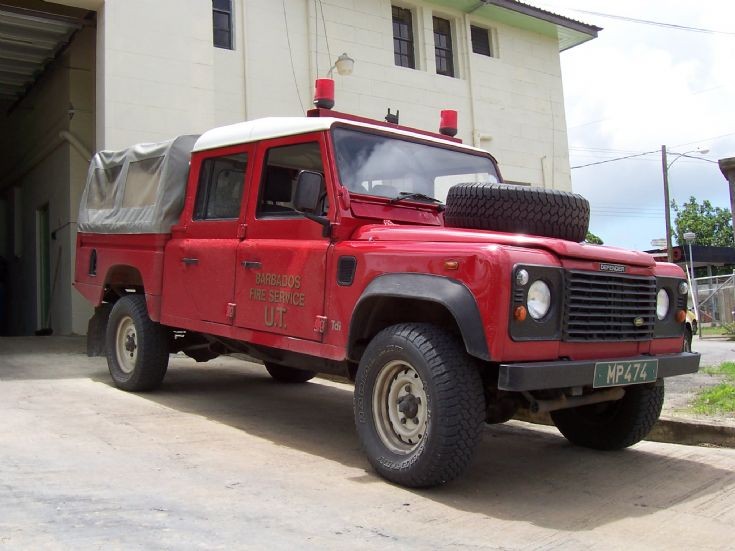 Barbados Fire Service Land Rover MP474