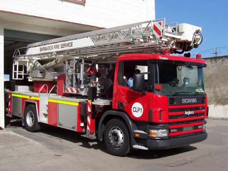 Barbados Fire Service Scania Bronto ALP