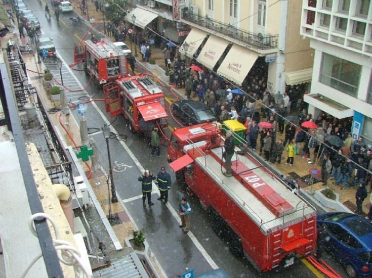 Kavala's Fire Dept. engines at work