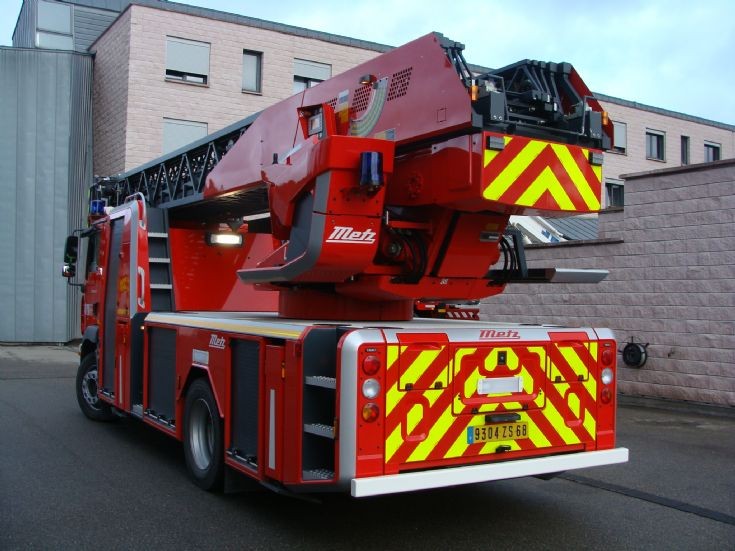 Colmar Fire station France MAN Metz TL