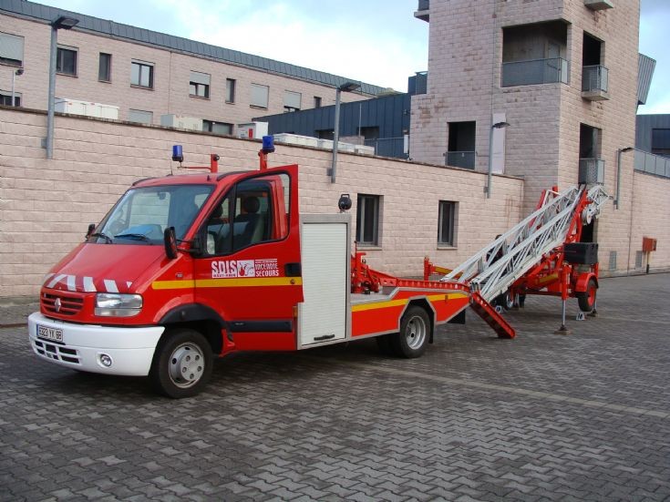 Colmar Fire station SDIS Renault Escape Ladder