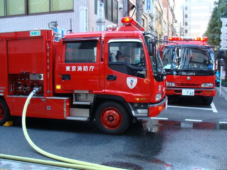 Isuzu pumper of Tokyo Fire Department - Alarm 5