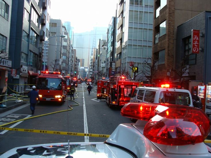 Tokyo FD - many pumpers at Alarm 5