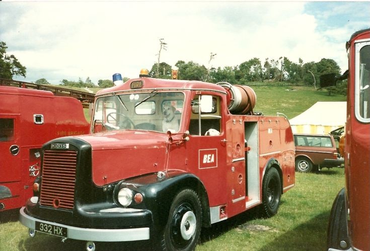 Dennis F29 of BEA Fire Brigade 332 HX