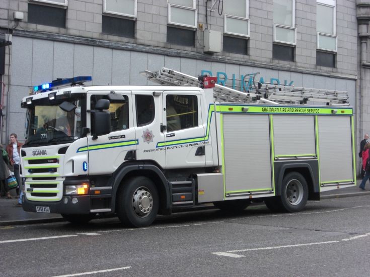 Grampian Fire & Rescue Service, Scania # 771.
